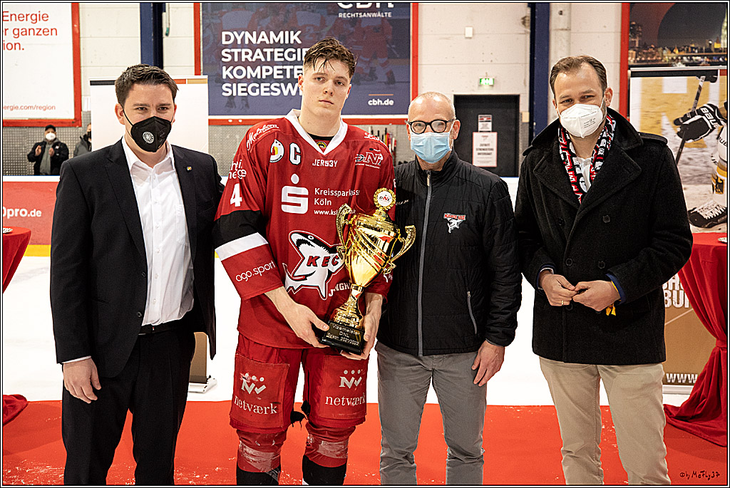 U20-DNL Meisterschaftsfinale;  Koelner Junghaie - Eisbaeren Juniors Berlin; Koeln, 27.03.2022